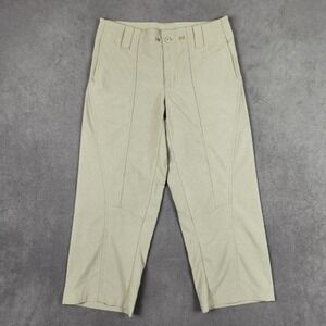 Patagonia Inter-Continental Capris Pants Womens 4 Khaki Hiking Utility 56417